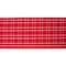 DII&#xAE; 72&#x22; Holly Berry Plaid Table Runner